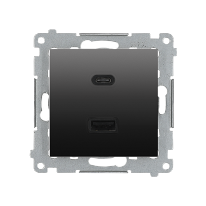 SIMON 54 Ładowarka USB C+A 30 W 230V antracyt KONTAKT - img_7098 - m/23641728/img-7098.png