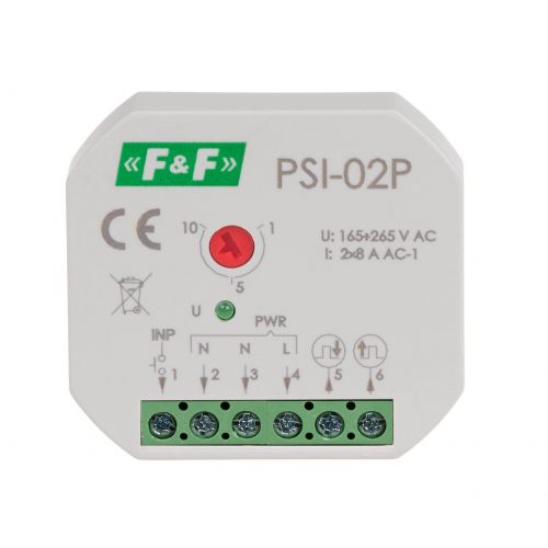 Przetwornik sygnału z regulacją długości impulsu do puszki podtynkowej F&F - PSI-02P-etim-1 - m/23667702/psi-02p-etim-1.jpeg