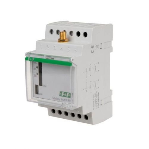 przekaźnik zdalnego sterowania GSM (SMS); 2xWY 2xWE; załącz/wyłącz/powiadom; 12V AC; 2x1NO/NC; mont  - SIMplyMAX-P01-12V-etim-1 - m/23667944/simplymax-p01-12v-etim-1.jpeg