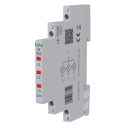 Lampka kontrolna zasilania 1/3S 3xLED czerwona F&F - LK-703R-etim-1 - m/23669500/lk-703r-etim-1.png