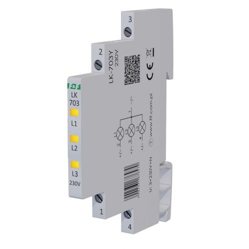 Lampka kontrolna zasilania 1/3S 3xLED żółta F&F - LK-703Y-etim-1 - m/23669512/lk-703y-etim-1.jpg