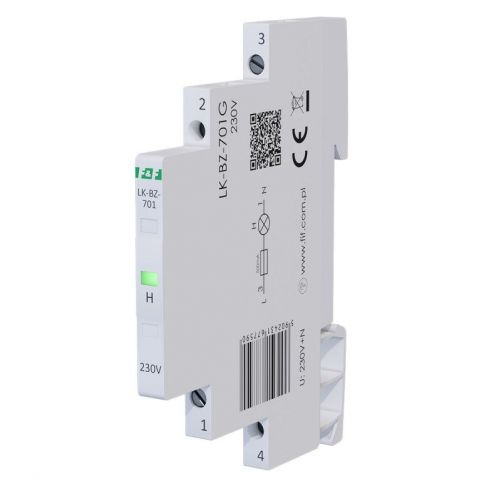 Lampka kontrolna zasilania z zabezpieczeniem 1/3S 1xLED ZIELONA F&F - LK-BZ-701G-etim-1 - m/23669693/lk-bz-701g-etim-1.jpg