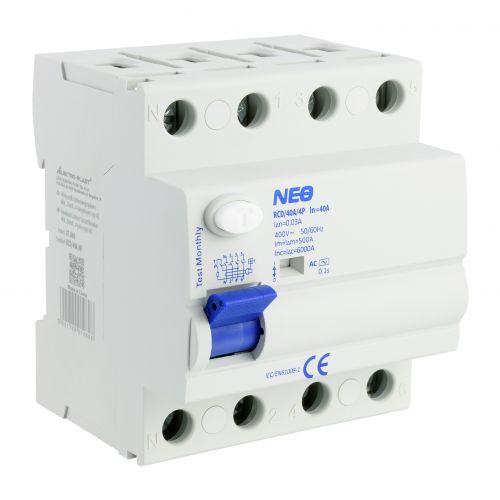 Wyłącznik różnicowoprądowy 3P+N 40A 30mA typ AC RCD/40A/4P 87.848 OPATÓWEK - 87.848 - m/23739421/87-848.jpg