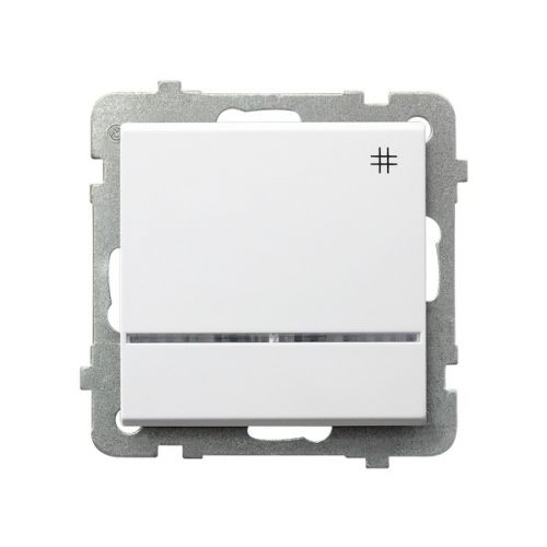 SONATA Łącznik krzyżowy z podświetleniem niebieskim kolor biały mat ŁP-4RS/m/75 OSPEL - lp-4rs_m_00 - m/24348819/lp-4rs-m-00.jpg