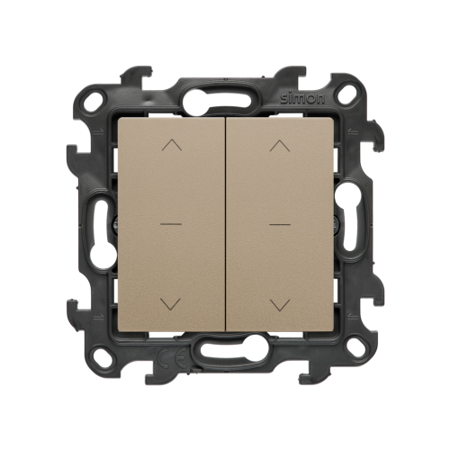 Simon 24; Łącznik roletowy podwójny trójpozycyjny 1-0-2 (moduł) 10 A, 250 V~, szybkozłącza; szampańs - img_10148 - m/24541947/img-10148.png