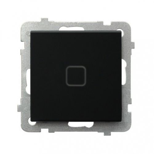 SONATA TOUCH Przycisk dotykowy pojedynczy zwierny z podświetleniem czarne szkło szron OSPEL - lpd-1rs_m_79 - m/24648964/lpd-1rs-m-79.jpg
