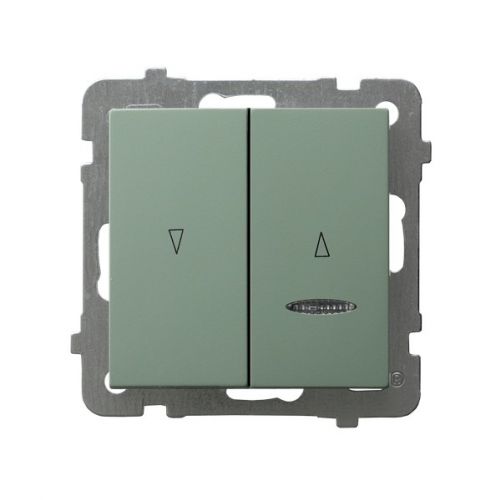 AS Łącznik żaluzjowy z podświetleniem niebieskim z blokadą mechaniczną - kolor zielony mat - lp-7gs_m_84 - m/24649300/lp-7gs-m-84.jpg