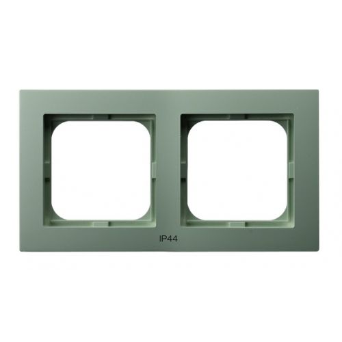 AS Ramka podwójna do łączników IP-44 - kolor zielony mat - rh-2g_84 - m/24649332/rh-2g-84.jpg