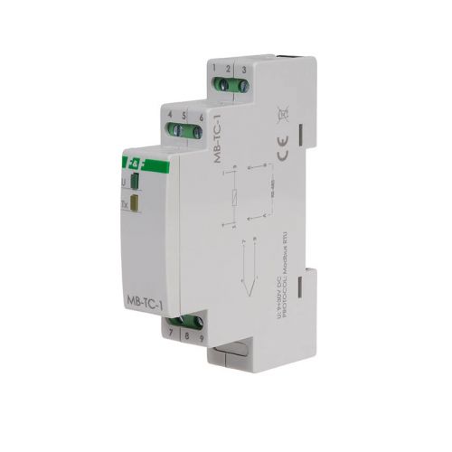 Przetwornik temperatury Do współpracy z termoparami K J E N T S R B. MAX-MB-TC-1 F&F - mb_tc_1_b.jpg