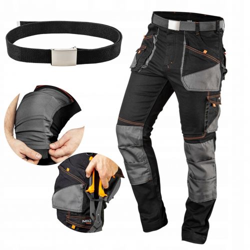 Spodnie robocze HD Slim pasek rozmiar M 81-238-M NEO TOOLS - neo-spodnie-robocze-pasek-hd-slim-monterskie-profiled-81-238-m-50.jpg