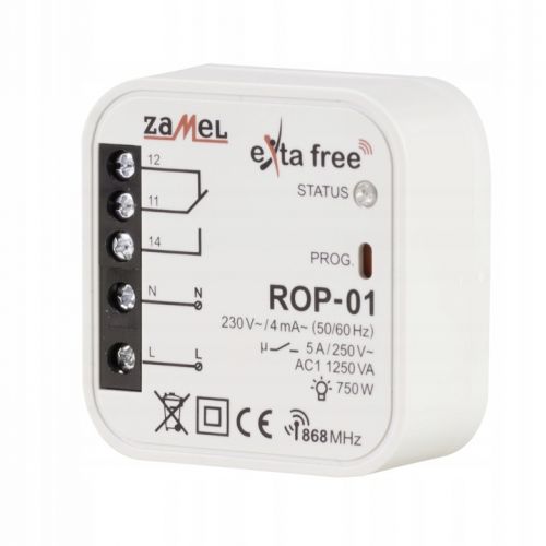 Radiowy odbiornik dopuszkowy 1-kanałowy ROP-01 smart home ZAMEL - radiowy-odbiornik-dopuszkowy-1-kanalowy-rop-01-inteligentny-dom.jpg
