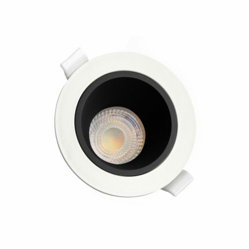 Oprawa sufitowa oczko FIALE CORE ANTI-GLARE GU10 IP20 FI95X46MM BIAŁY SRODEK CZARNY OKRĄGŁA Spectrum LED Wojnarowscy - slip001029_img01____800_p0.jpg