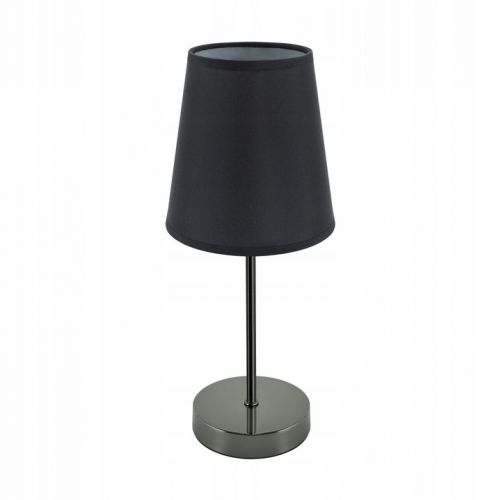 Czarna lampka nocna glamour na stolik E14 FATIMA 04830 IDEUS - struhm-lampa-stolowa-klasyczna-z-wlacznikiem-fatima-e14-czarna.jpg