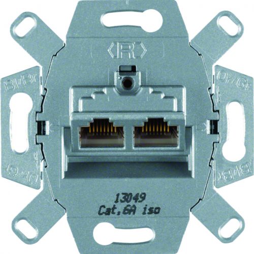 one.platform Gniazdo komputerowe UAE podwójna (RJ45) ekran. kat.6a iso (mechanizm) WDF410862 HAGER Berker 4587 - wdf410862.jpg