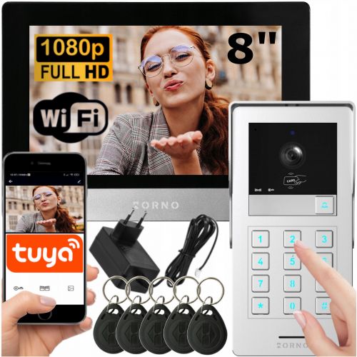 Wideodomofon jednorodzinny szyfrator Full HD Tuya brama furtka RFID WiFi ORNO - wideodomofon-wifi-tuya-z-szyfratorem-na-kod-brelok-full-hd-aplikacja-2-zyl.jpg