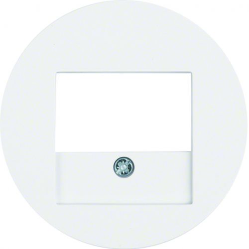 R.x Płytka czołowa do gniazda głośnikowego i gniazda ładowania USB biały połysk E WLF4000WG HAGER Berker 10382089 - wlf4000wg.jpg