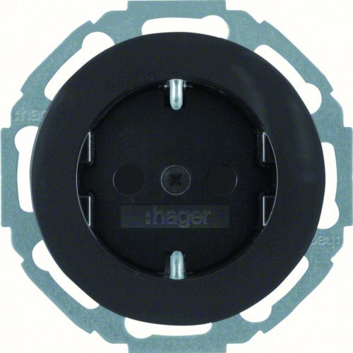 R.classic Gniazdo SCHUKO czarny WLS1200BG HAGER Berker 47552045 - wls1200bg.jpg