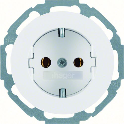 R.classic Gniazdo SCHUKO biały WLS1300WG HAGER Berker 41452089 - wls1300wg.jpg