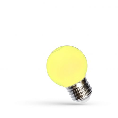 Żarówka LED E27 230V 1W kula żółta PC  WOJ+11798 Spectrum Led - woj--11798,img1.jpg