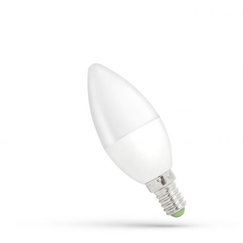 Żarówka LED ŚWIECOWA E14 230V 6W 560lm 6000K zimna biel WOJ+13027 Spectrum Led - woj--13027,img1.jpg