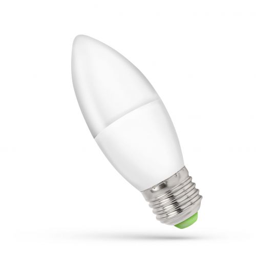Żarówka LED ŚWIECOWA E27 230V 6W 560lm 6000K zimna biel  WOJ+13062 Spectrum Led - woj--13062,img1.jpg