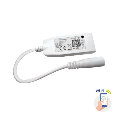 Kontroler do pasków LED RGBW+CCT+ ściemnianie 12/24V DC 24W/48W z konektorem Wi-Fi Spectrum SMART WOJ+05641  - woj_05641_img01.jpg