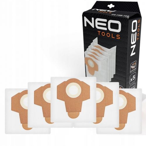 Worki do odkurzacza przemysłowego 5 szt. 04-738 NEO GTX - worki-do-odkurzacza-przemyslowego-04-738-5-sztuk-neo.jpg