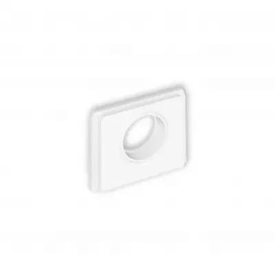 Zaślepka z wpustem do rurki fi 18mm do puszki natynkowej  ZAPUKZ-1 biały KARLIK - zapukz-1.jpg.webp