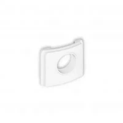 Zaślepka z wpustem do rurki fi 18mm do puszki natynkowej pojedynczej ZAPUO-1 biały KARLIK - zapuo-1.jpg.webp