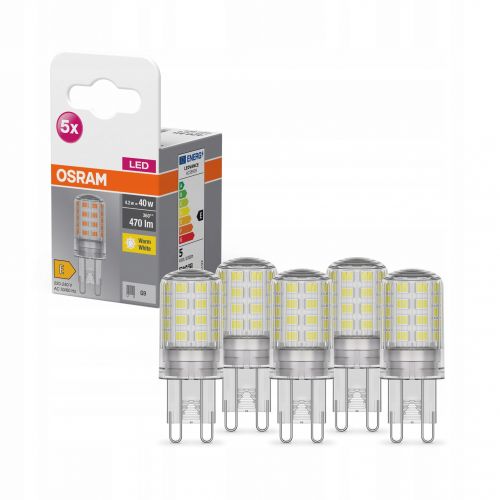 Żarówka LED G9 4,2W=40W 470lm 2700K ciepła biel OSRAM - zarowka-led-g9-4-2w-40w-470lm-2700k-osram.jpg