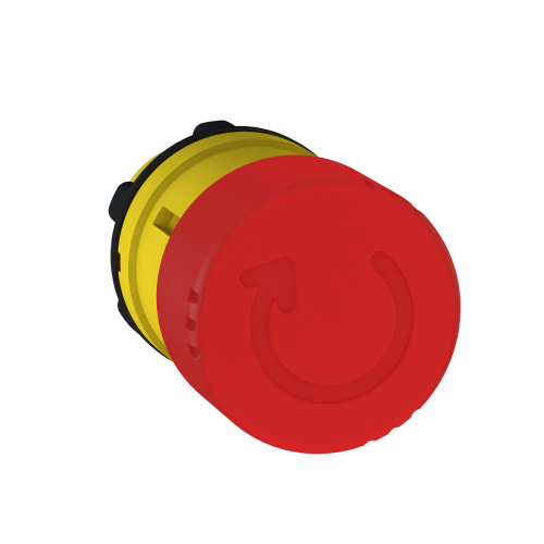 Harmony XB5 Głowka przycisku grzybkowego z mechnizmem zatrzaskowym fi30 czerwona plastikowa ZB5AS834 SCHNEIDER - zb5as834.png