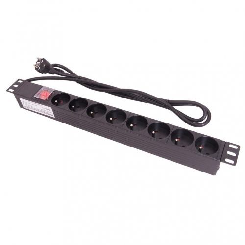 Listwa zasilająca 8x230V, z wyłącznikiem LZ1U8GW C&C Partners - zglz1u8gw.jpg